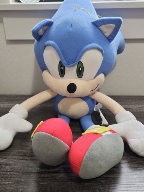 Pelucia Sonic Classico Sonic The Hedgehog Boneco 30cm