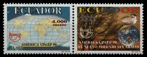 Ecuador 1999 - Mi-Nr. 2448-2449 ** - MNH - "sin armas" - Imagen 1 de 1