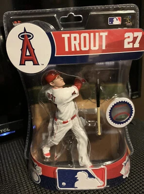 Mike Trout Los Angeles Angels Imports Dragon MLB Action Figure! New In Package! - Image 1 of 2