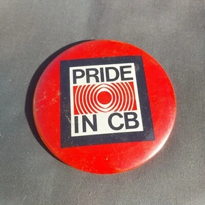 Pride In CB Radio Pulsante 3,5" - Foto 1 di 2