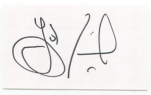 Jesper Parnevik Signed 3x5 Index Card Autographed Signature Golf PGA Masters