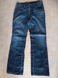 Pantalones de mezclilla para mujer David Kahn azules calce recto - talla 28 - Imagen 1 de 4