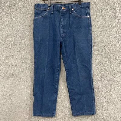 Wrangler Jeans Men's 35X27 (Tag 35X36) Cowboy Cut Western Slim Straight 936PWD - Image 1 of 4