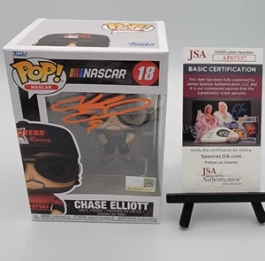 CHASE ELLIOTT SIGNED FUNKO POP JSA NASCAR TEAM HENDRICKS HOOTERS - Picture 1 of 7