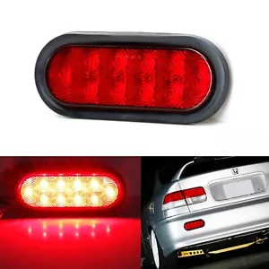 Kit de luces antiniebla traseras estilo JDM 10 LED lentes rojas para Acura Honda Nissan Mazda Subaru - Imagen 1 de 9