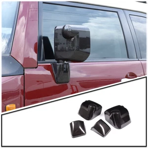 For Toyota FJ Cruiser 2007-14 Carbon Fiber ABS Exterior Mirrors Protective Trim - Picture 1 of 11