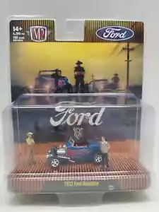 M2 1932 Ford Roadster Diorama M2 Machines R06 1:64 Figures - New - Picture 1 of 3