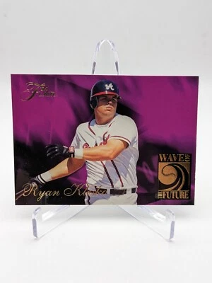 💥 1994 Ryan Klesko Flair #4 Wave Of The Future; Atlanta Braves  - Image 1 of 2