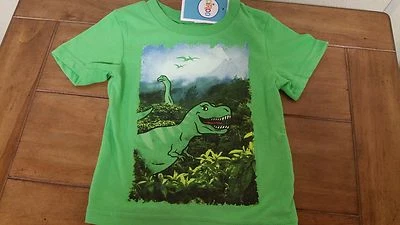 Camiseta Top Target Circo Dinosaurio Dino T-Rex Verde Gráfico - Talla 12 Meses Foto 1 de 4