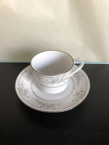 VTG NORITAKI Fine China "Sweet Leilani" Coffee Cups/Saucers (6) (DR/I.103/P2) - Picture 1 of 8