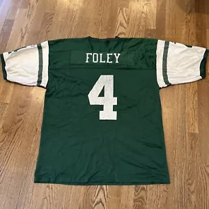 Glenn Foley New York Jets jersey mens size 52 XL green Starter - Picture 1 of 6
