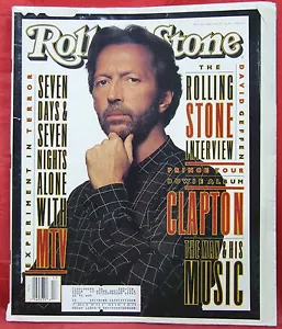 Eric Clapton Prince David Bowie Mtv ROLLING STONE Issue 655 April 29 1993 CW - Imagen 1 de 10