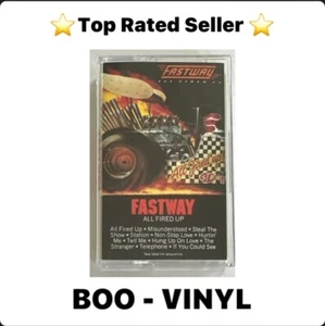 Fastway All Fired Up Cassette Tape 1984 Rare USA Import Ex / M Condition - Picture 1 of 7