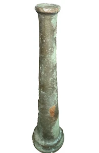 Vintage Brass 10” Fire Hose Nozzle With Great Patina - Picture 1 of 16