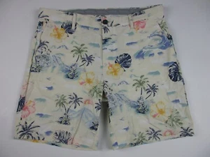 Mens 36 Tommy Bahama Performance Shorts 5 Pocket nylon spandex floral hawaiian - Picture 1 of 5