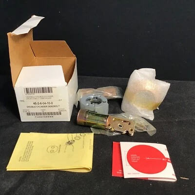 "Cerrojo doble KABA ILCO con perno de accionamiento de 2 3/4"" sin cilindros 45-2-6-04-10-0 *KB*" Foto 1 de 4