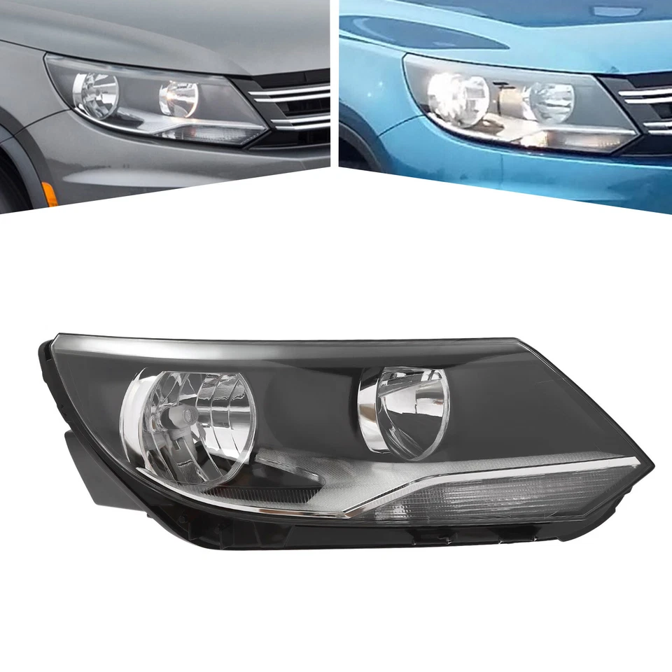 For Volkswagen Tiguan 2012-2017 Right Headlight Halogen Headlight Passenger Side - Image 1 of 4
