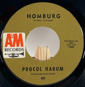 PROCOL HARUM 45 RPM HOMBURG / GOOD CAPTAIN CLACK—NM - Bild 1 von 4