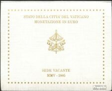 Estado Vaticano  2005 flor de cuño oficial juego de monedas de curso legal flor 