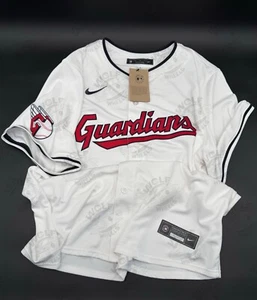 Nike Cleveland Guardians Steven Kwan #38 White Limited Vapor Jersey XXL 2XL - Picture 1 of 9