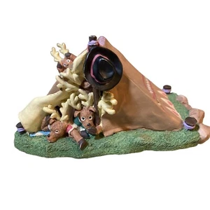 House of Lloyd Figurine Christmas Carols Around the Campfire Tent Only Lighted - Picture 1 of 12