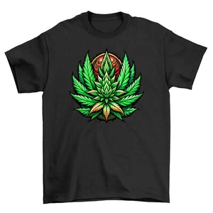 "Weed Hemp_7" Leafy Green T-shirt - Stay High on Style! Funny Unisex Tee, Perfec - Picture 1 of 46