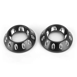 Black Alu Exhaust End Caps Fit for Ducati Scrambler 1100 Icon Sport Special PRO - Picture 1 of 12