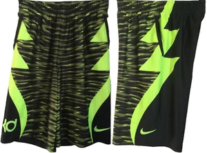 KD Nike Kevin Durant Dri-Fit Volt Black 2015 Boy's M 🏀 Shorts 678463 702 - Picture 1 of 9