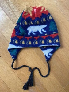 Kids Children Vintage LL Bean Bear Winter Hat Small/Medium - Picture 1 of 3