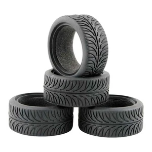 4Pcs Reifen Gummizubehör Upgrade Teile Nizza Grip Verschleißfest für 1/10 RC - Bild 1 von 3