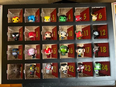 Marvel 24x Funko Pop Figure Advent Calendar (Opened but doors can be closed) - image 1 of 4