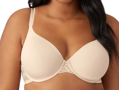 NUEVO CON ETIQUETAS Wacoal Estilo # 85340 Talla 38DDD Jardín Francés Con Aros Camiseta Sujetador Arena! Foto 1 de 4