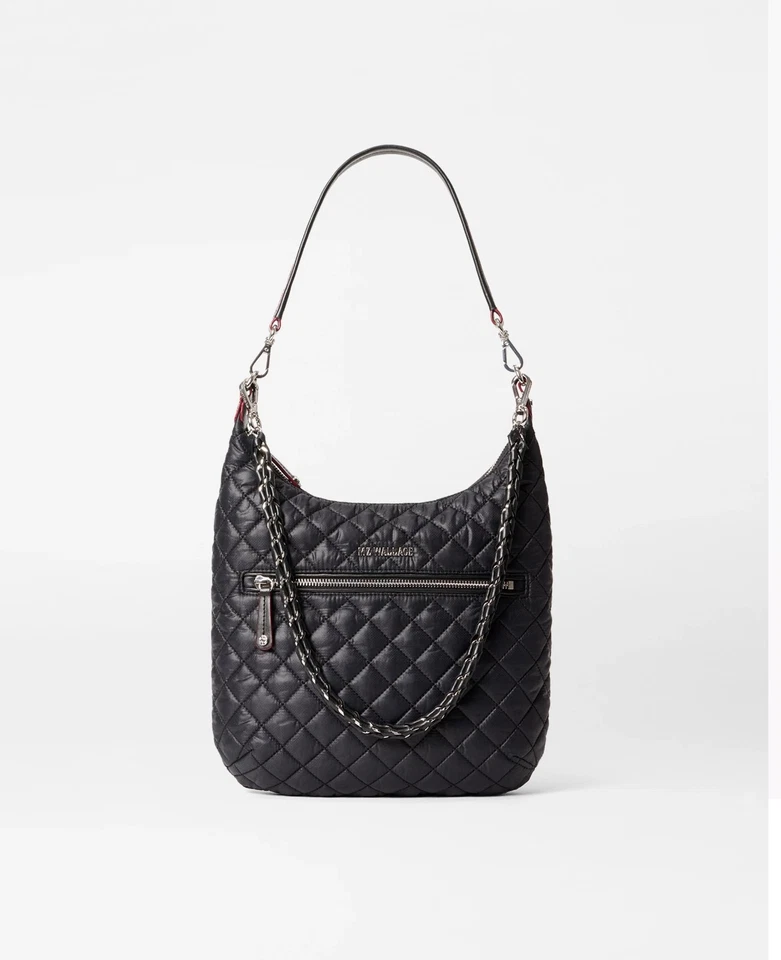 Bolso Hobo Acolchado MZ WALLACE Crosby Sienna $295 Foto 1 de 1