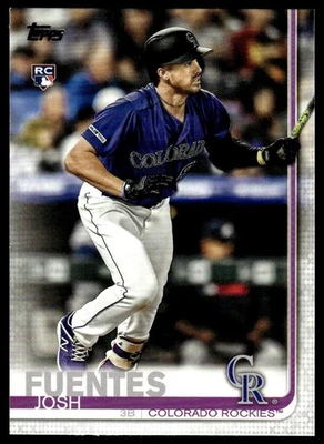 2019 Topps Update Josh Fuentes #US294 Rookie Colorado Rockies - Image 1 of 2