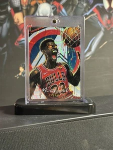 Michael Jordan 2024 Anime of Sport Manga Swag Cartoon Prism Refractor 2/3 - Picture 1 of 2
