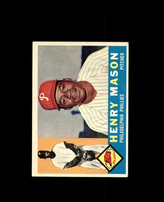 1960 Topps 331 Henry Mason RC VG-EX #D1,521607 - Image 1 of 2