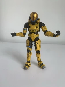 Halo 3 Yellow EVA Spartan Mongoose Driver Action Figure Mcfarlane 5" Yellow - Picture 1 of 7