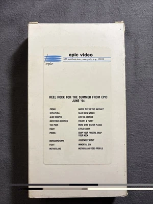 Epic Records Promo video Reel Rock For The Summer From Epic June 94 Foto 1 de 4