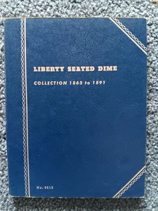 WHITMAN FOLDER FOR LIBERTY SEATED DIMESS 1863-1891 - Picture 1 of 6