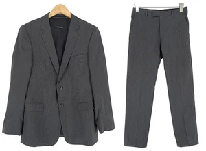 Strellson Virgin Wool Suit 2 Piece Stretch Grey Yv5 Size EU 46 UK/US 36 - Picture 1 of 15