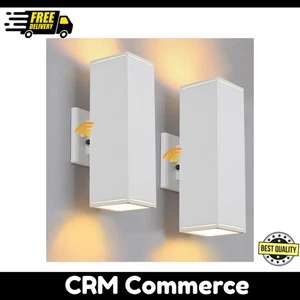 Dusk to Dawn Outdoor Light Fixture, 2 Pack Waterproof Outdoor Wall Lights, Mo... - Picture 1 of 8