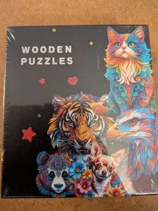 Mystery Wooden Puzzle - Size M - New Still Sealed - Picture 1 of 2