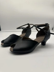 Women's West Coast Signature Swing Salsa Ballroom Dance Shoes Size 7 Very Fine - Picture 1 of 9