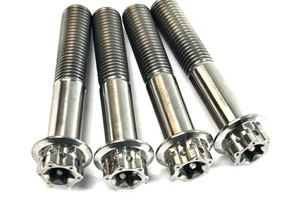 KTM 1290 SUPER DUKE R 2014-2024 DOBLE ACCIONAMIENTO TITANIO PINZA FRENO DELANTERO PERNOS Foto 1 de 4