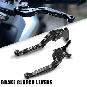Per BMW G310R G 310 R 2017-2020 Set Leve Freno e Frizione Regolabili Nero - Foto 1 di 7