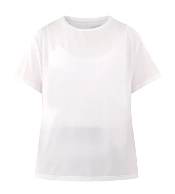 Camiseta AVIA XXL 20 blanca viva costura curva de gran tamaño transpirable elástica nueva con etiquetas Foto 1 de 4