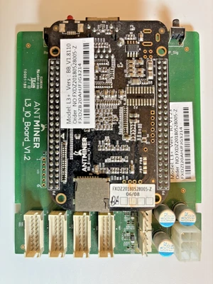 Bitmain Antminer L3++  Control Board Mine Dogecoin LTC L3_IO_Board_V1.23 - Image 1 of 4