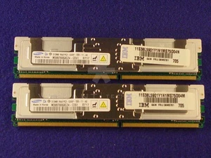 IBM 39M5782 1GB (1x512MB) DDR2 PC2-5300 Chipkill Server Memory Kit zj - Picture 1 of 2