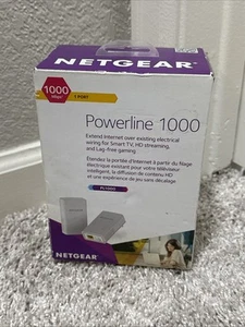 Netgear Powerline 1000 PL1000 V2 Network Extender 1000Mbps OEM Tested Working - Picture 1 of 5