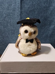 ​Ty Beanie Baby SMARTER the Owl | Class of 2002 Graduation Gift | Retired W Tags - Picture 1 of 24